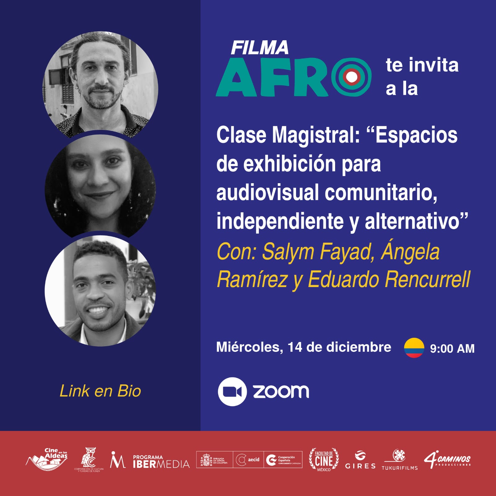 Charla Espacios De Exhibición Para Audiovisual Comunitario